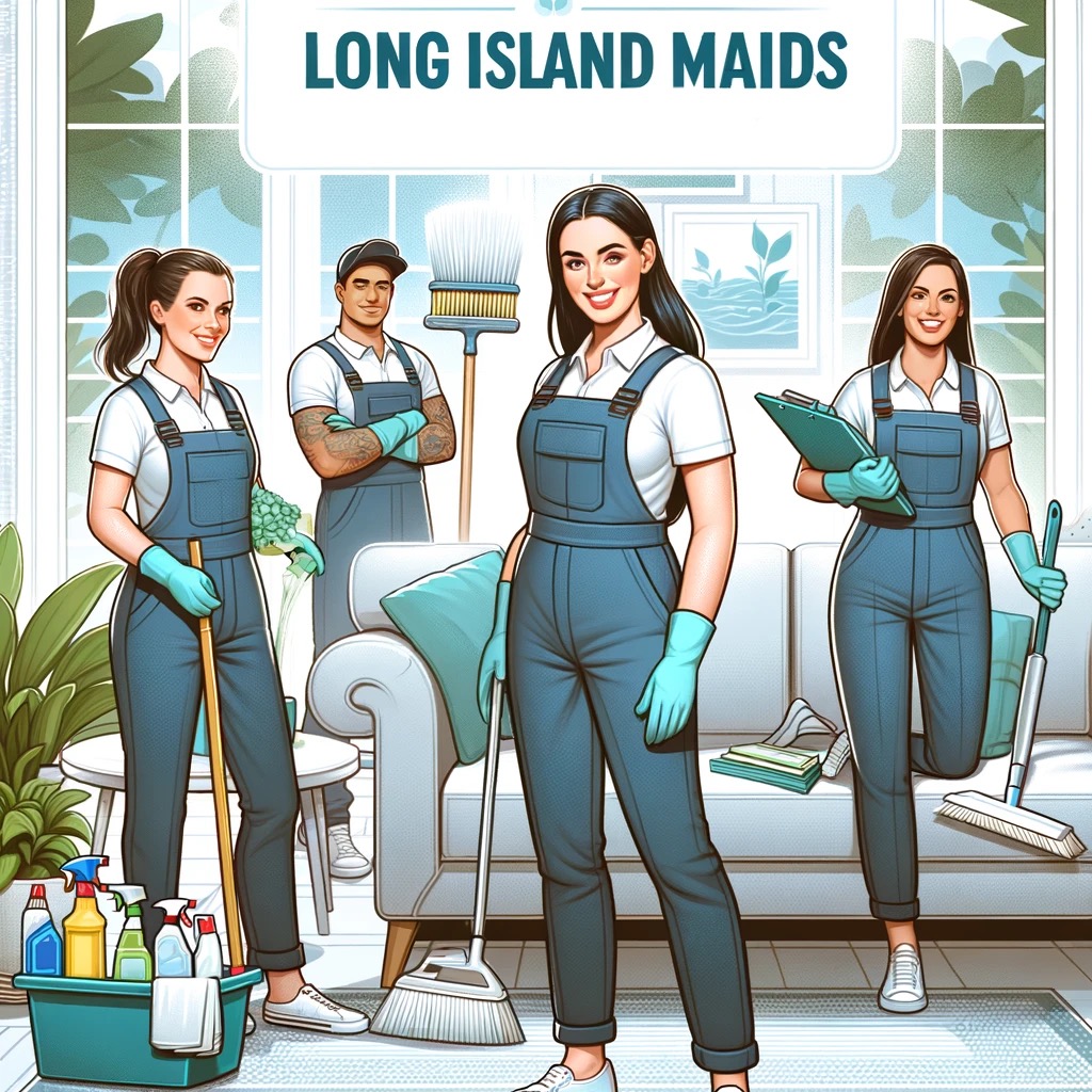 Professional and friendly team of Long Island Maids, ready to deliver top-notch cleaning services, symbolizing our commitment to a clean, comfortable home environment in Long Island.