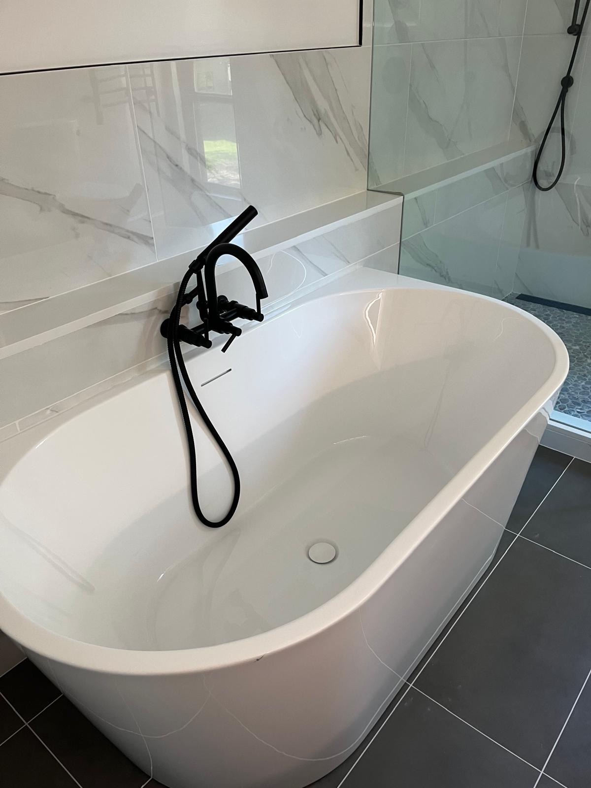 Post-construction bathroom cleaning in Long Island NY