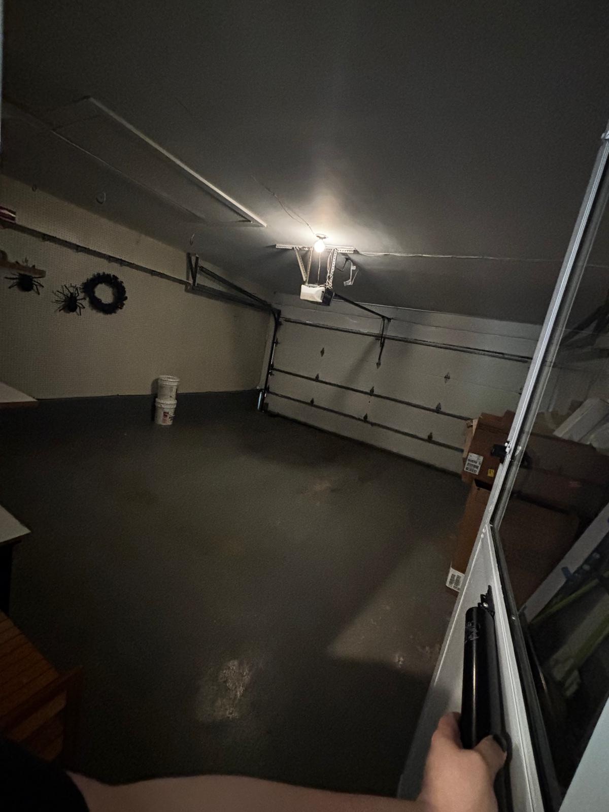 Post-construction garage cleaning by Long Island Maids