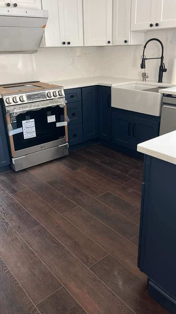 Kitchen post-construction cleaning service on Long Island